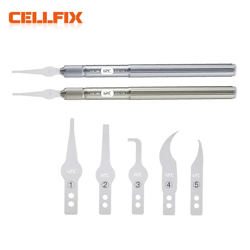 

I2C Q5 Chip Repair Handmade Polished Blades Pry IC CPU PCB Rubber Removal Knife Multifunctional Motherboard Chip IC Repair