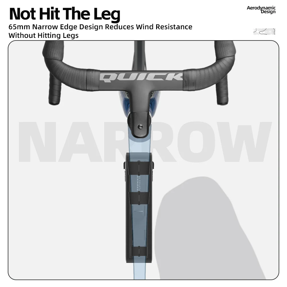 Rhinowalk إطار دراجة هوائية حقيبة مقاوم للماء 1.7L/2.6L دراجة مثلث حقيبة المضادة للانزلاق ل الجبلية الطريق الحصى الدراجات Bikepacking اكسسوارات #3
