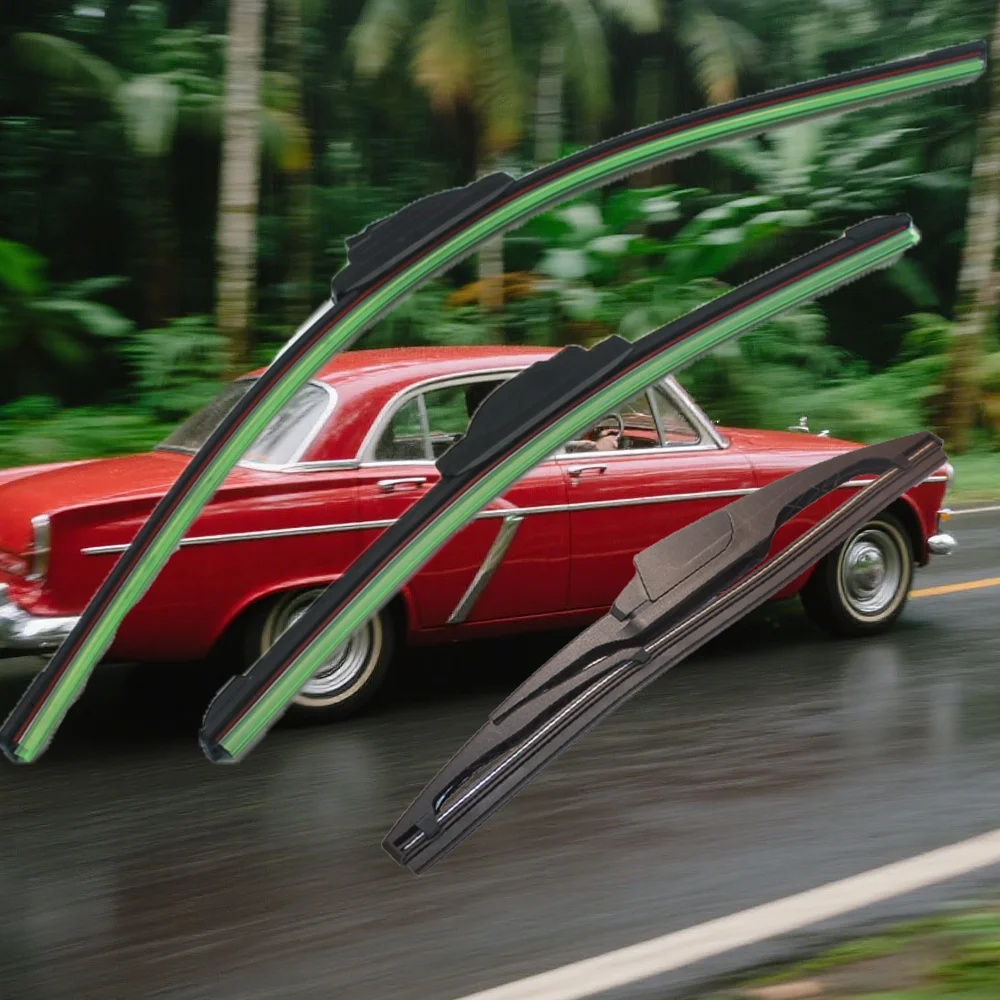 

For Kia Cerato Sephia Spectra LD 2003-2008 2004 Wiper Front & Rear Wiper Blades Windshield Windscreen Window Brushes 24"+16"+14"