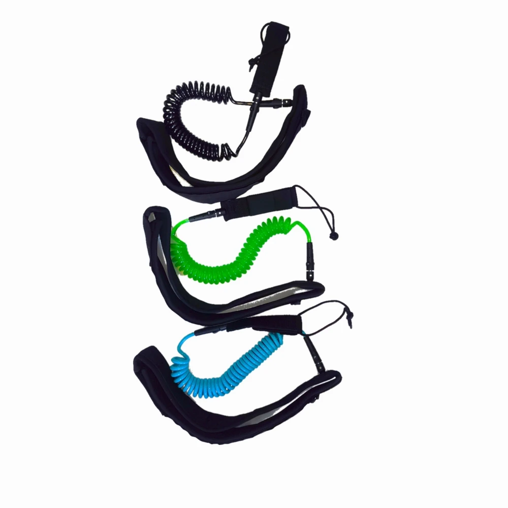 

Поясной ремень-поводок 2026 для SUP-серфинга и туризма на бурной воде, из нержавеющей стали 316, спиральный