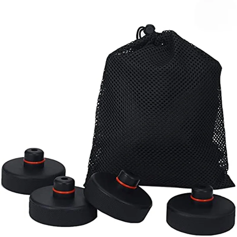 Hefboompadset Compatibel Voor Tesla Model 3 S X Y 4 Pucks Rubber Met Opbergkoffer Accessoires Voor Tesla-Voertuigen