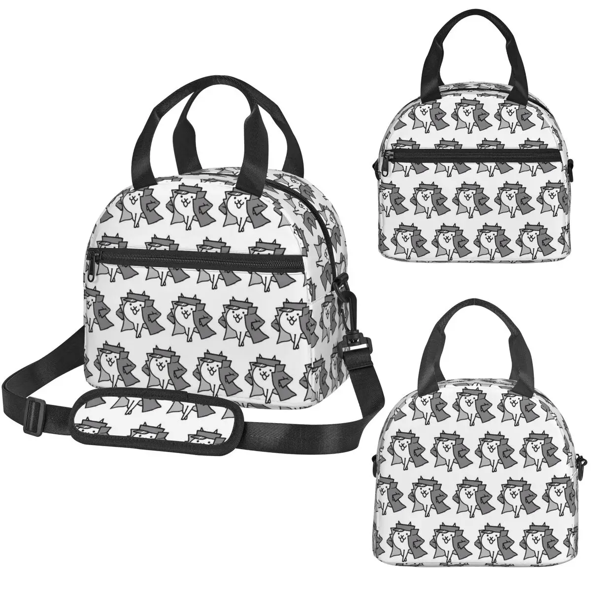 

Термосумка для обедов Gato Jotaro Battle Cats для женщин и детей, портативный контейнер для еды, термосумка-тоут