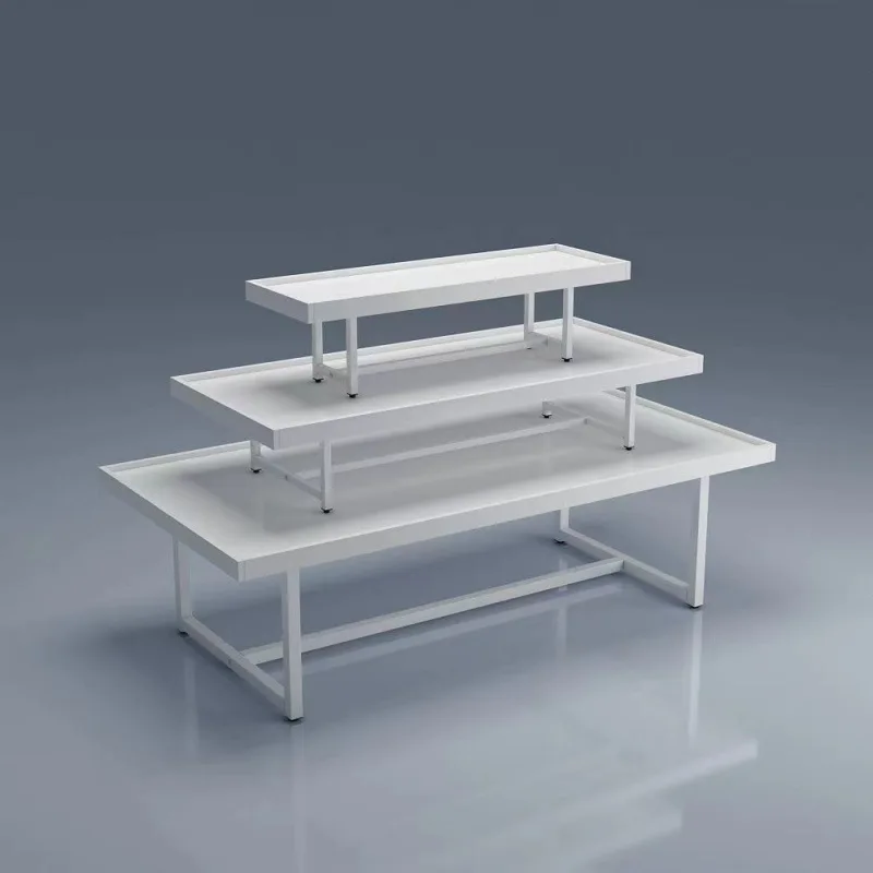 

flowing water table, display table, cosmetics, third floor, supermarket.