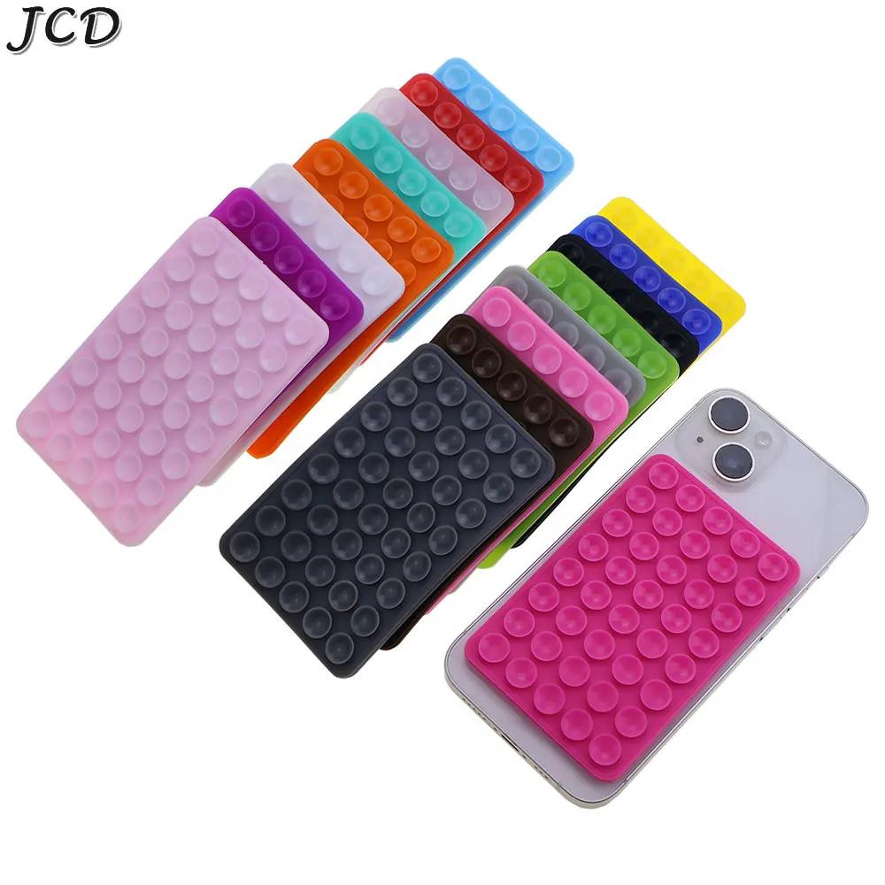 JCD Silicone Mobile Phone Fixing Suction Cup Phone Case Universal Anti Slip Double Sided Fixed Pad Car Mounted Bracket