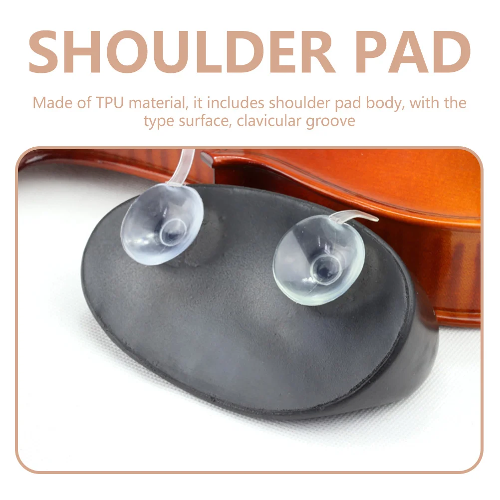 TPU Durable Violin Rests Chin Rest Comfortable 4/4-4/3 Violin Rests Shoulder Mat Supply