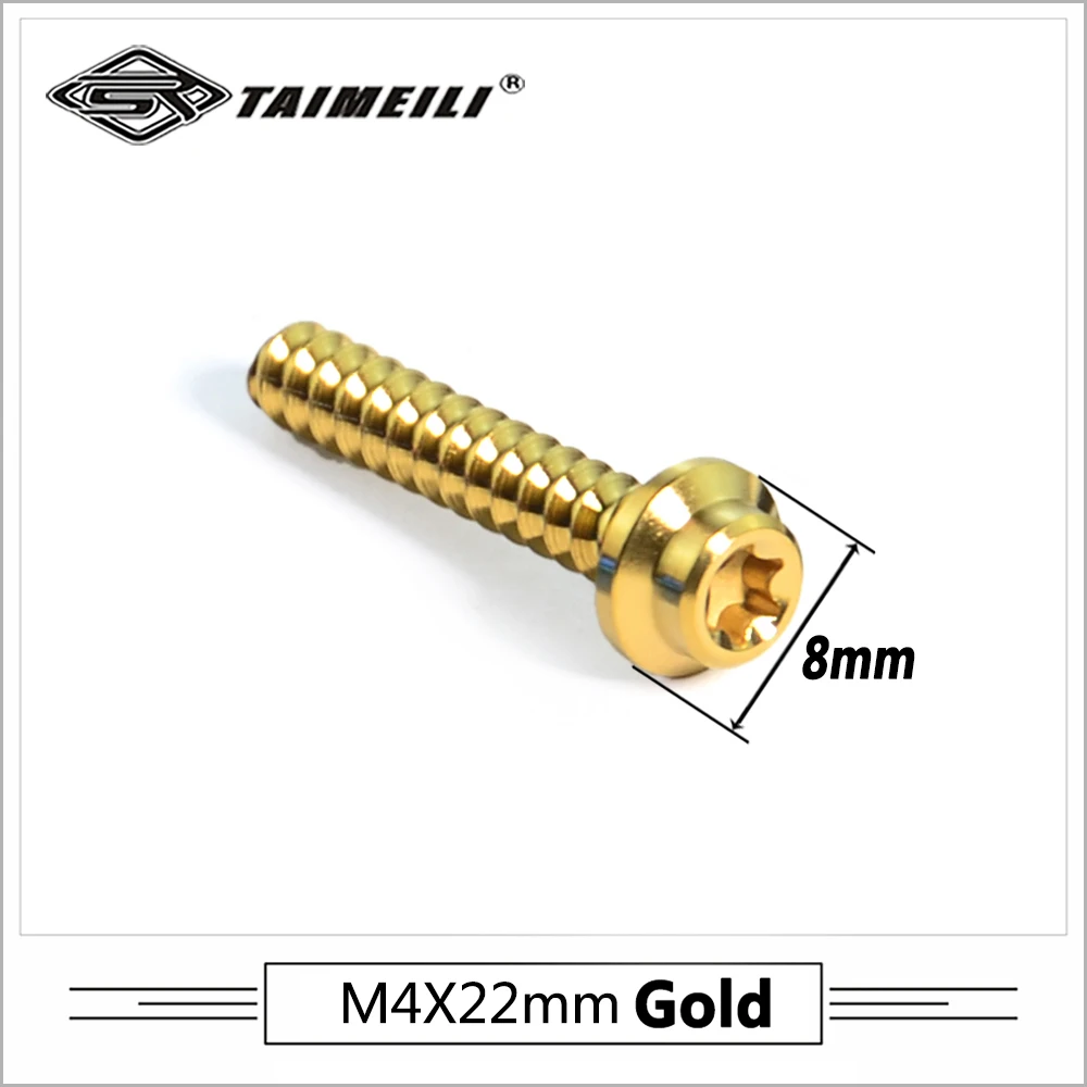 TAIMEILI Titanium bolt T2 series self tapping screw small head M4x22mM5x25mm