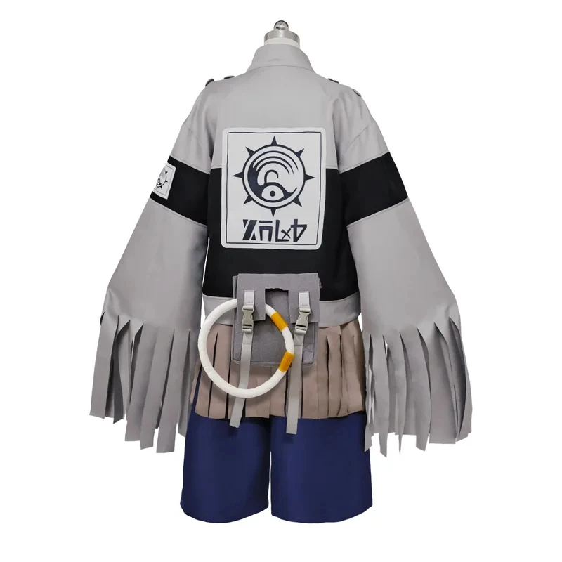 

ADFF15Anime Gachiakuta Tamsy Caines Cosplay Costume Jacket Uniform Halloween Party for Women Men Festival Role Play Outfit Props
