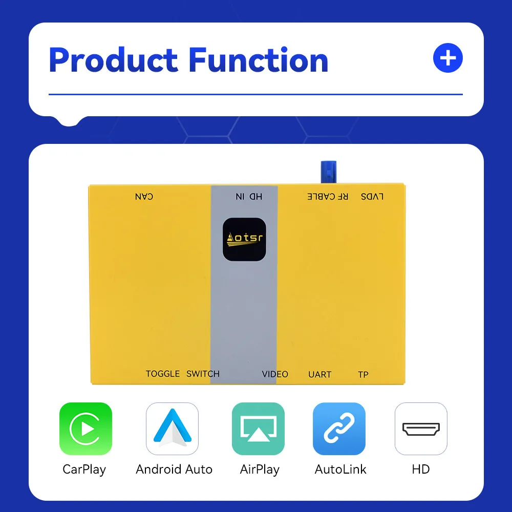 

Android Auto Airplay HD Mirror Link car Accessories Wireless Carplay Decoder Box For Lexus GS 2012-2019