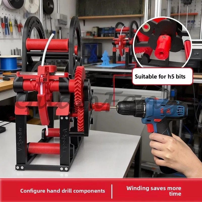 Consumables Reel Manual Electric All-in-One Machine Cable Manager Spool 3D Printing Cable Manager