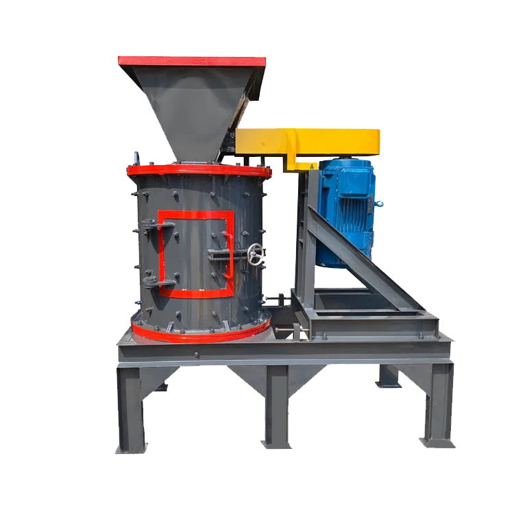 Construction waste crusher river slab hammer composite crusher shale wet material vertical crusher