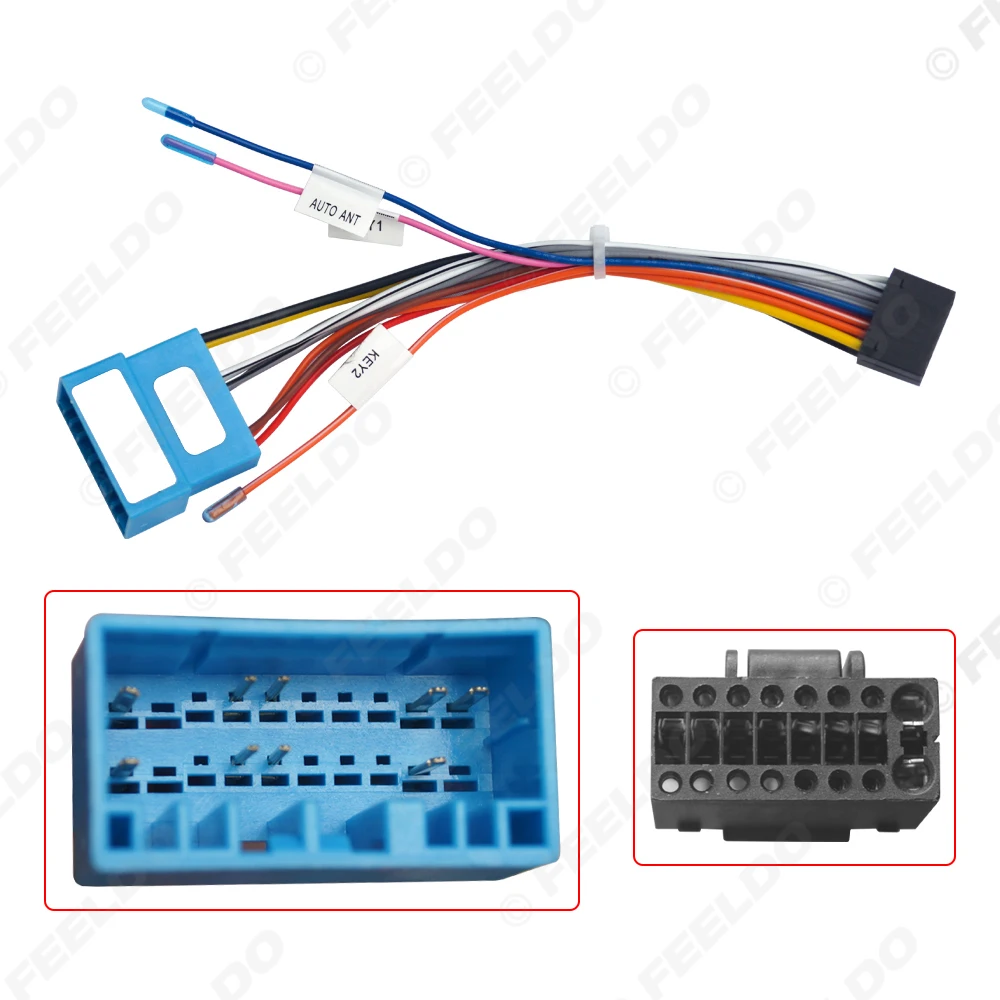 Car Android 16pin Aftermarket Stereo Raio Installation Wire Adapter For MG 10-17