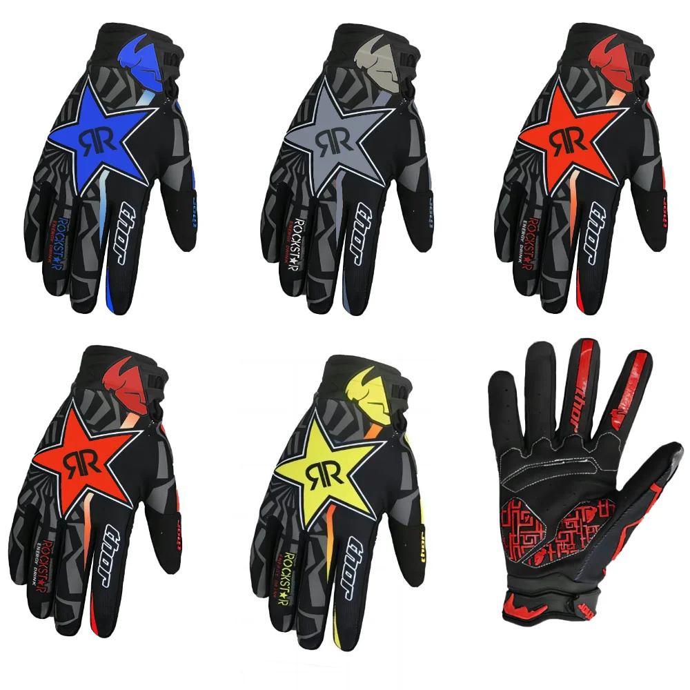 four-color Motorcycle Gloves, Off-Road, Downhill MTB, DH MX MTB Riding Gloves, Outdoor Riding