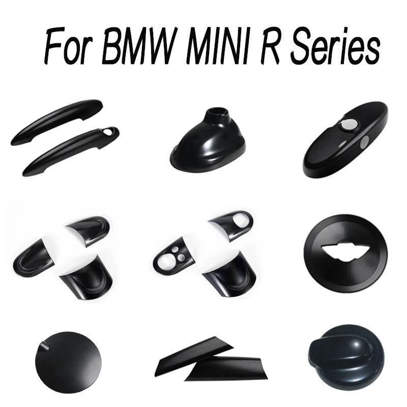 

Gloss Black Car Protective Shell Decorative Cover Sticker For MINI Cooper S JCW Convertible R55 R56 R57 R58 R59 R60 R61 Auto