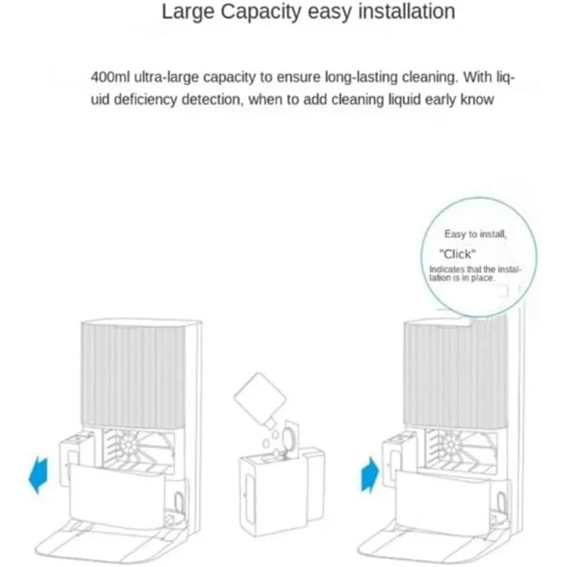 

【Berserkk】For Dreame Mova P60 / S50 Pro / S50 Ultra Vacuum Cleaner Accessories Automatically Upper Lower Water Adds Cleaning Flu