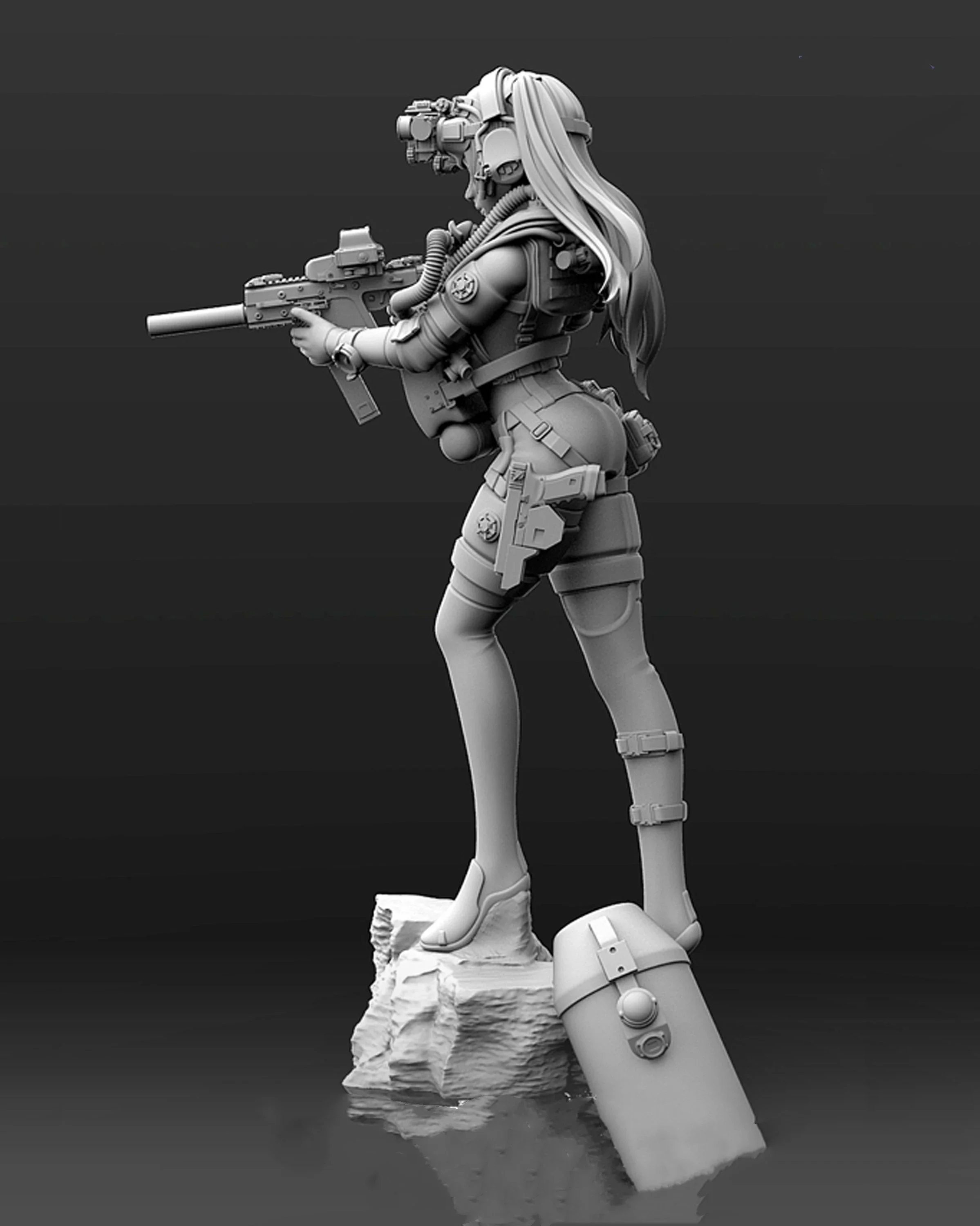 

1/16 Resin Model Figure GK，Unassembled and unpainted kit