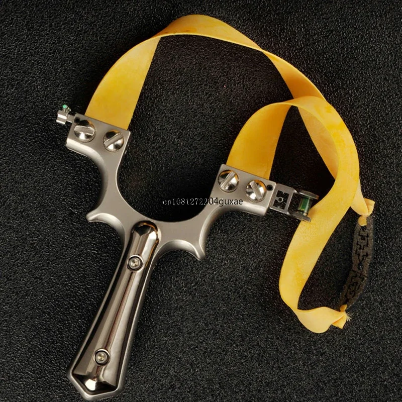 Scorpion Comfortable Grip Slingshot 304 Stainless Steel Sling Shot Outdoor Professional Hunting and Shooting Practice Package