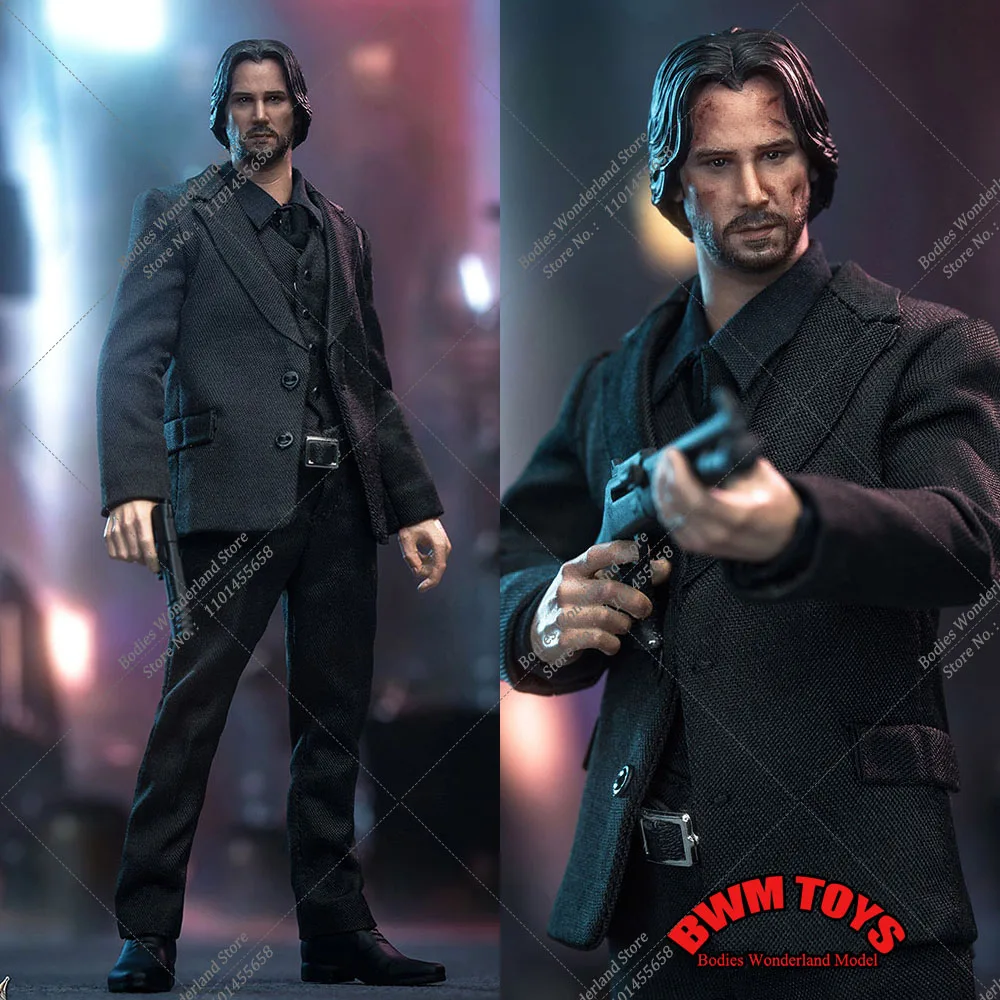 

Kingdom KD-9001 1/12 Scale Collectible Killer Keanu Reeves Legendary 6Inch Action Figure Model with 2 Head sculpt for Fans Gifts