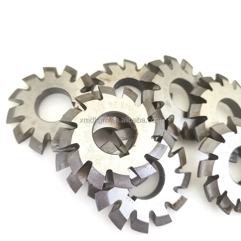 

DP8 Set 8Pcs HSS PA14.5 Degree DP10 DP12 DP24 Involute Gear Cutter DP Module Gear Milling Cutter