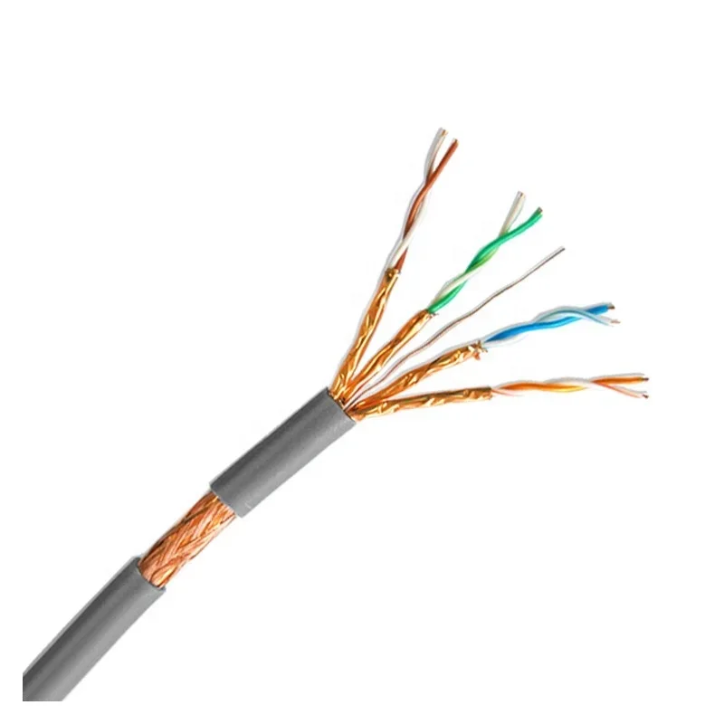 

Cable ethernet cat 7 cat6a s/ftp cable double shielded cable