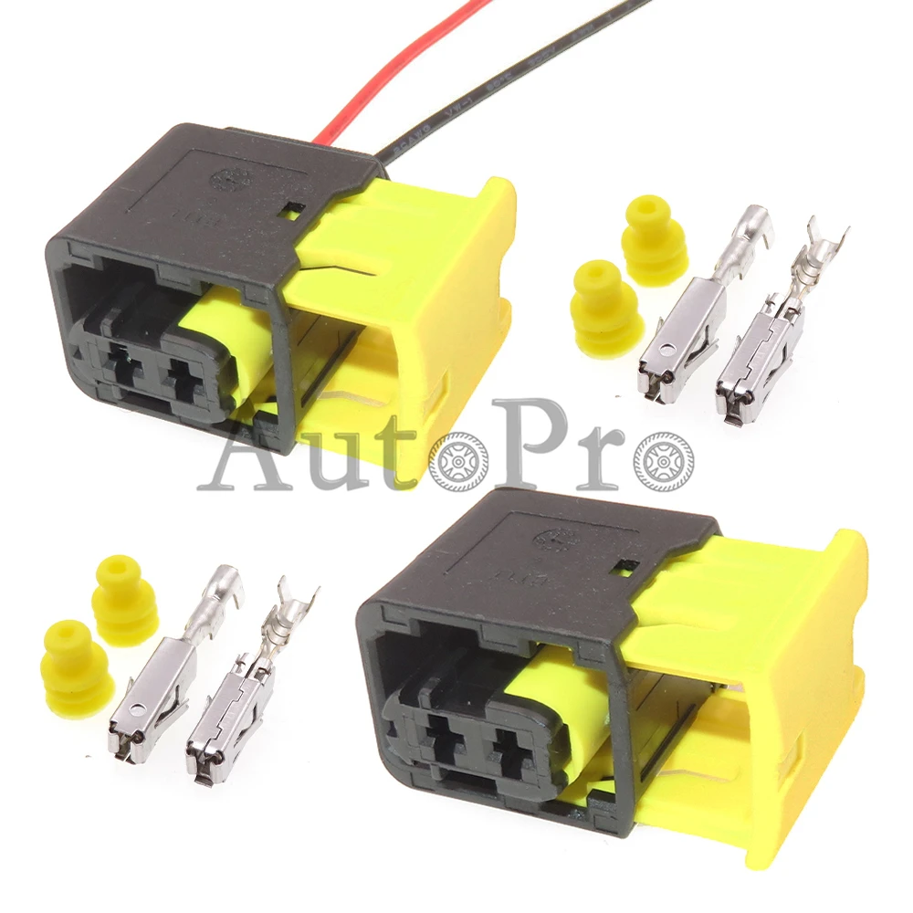 1 Set 2 Hole 1-1418483-1 1-1703839-1 1-1703841-1 Auto Waterproof Socket AC Assembly Car Plastic Housing Connector Sealed Adapter