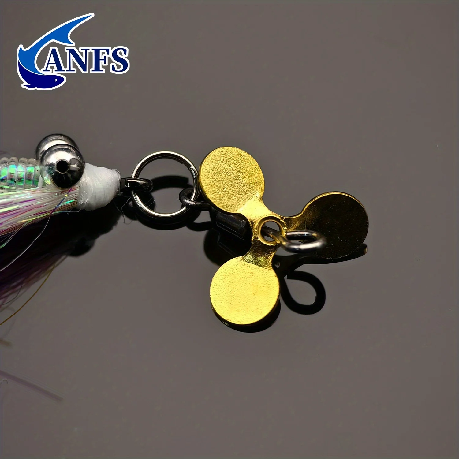 ANFS 4 قطع من طُعم صيد السمك المجنون تشارلي فلاي - طُعم المياه المالحة والمياه العذبة، دوبينج، ذباب الصيد لسمك العظام، الجهير، سمك السلمون المرقط #5