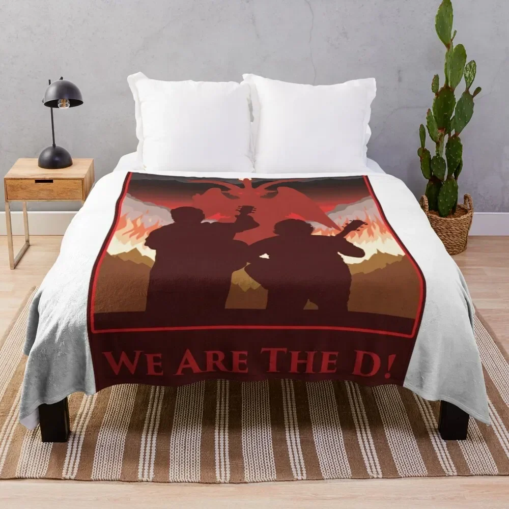 

We Are The D! Throw Blanket Cute Plaid christmas gifts Personalized Gift Fashion Sofas Blankets