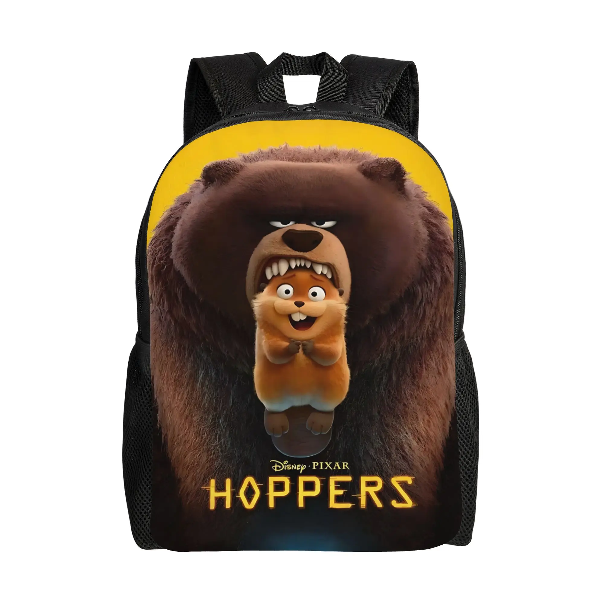 

Рюкзак Hoppers Daypack, 1 шт., милый мультяшный рюкзак с изображением кастора и медведя, большой вместительный рюкзак для кемпинга
