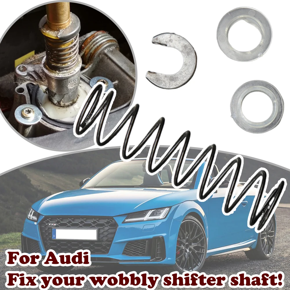 

Rubber Gearstick Lever Shifter Shaft Bushing Kit For Audi A2 A3 Q3 TT Reverse Gear Shifting Issue Fix Manual Gearbox Spare Parts