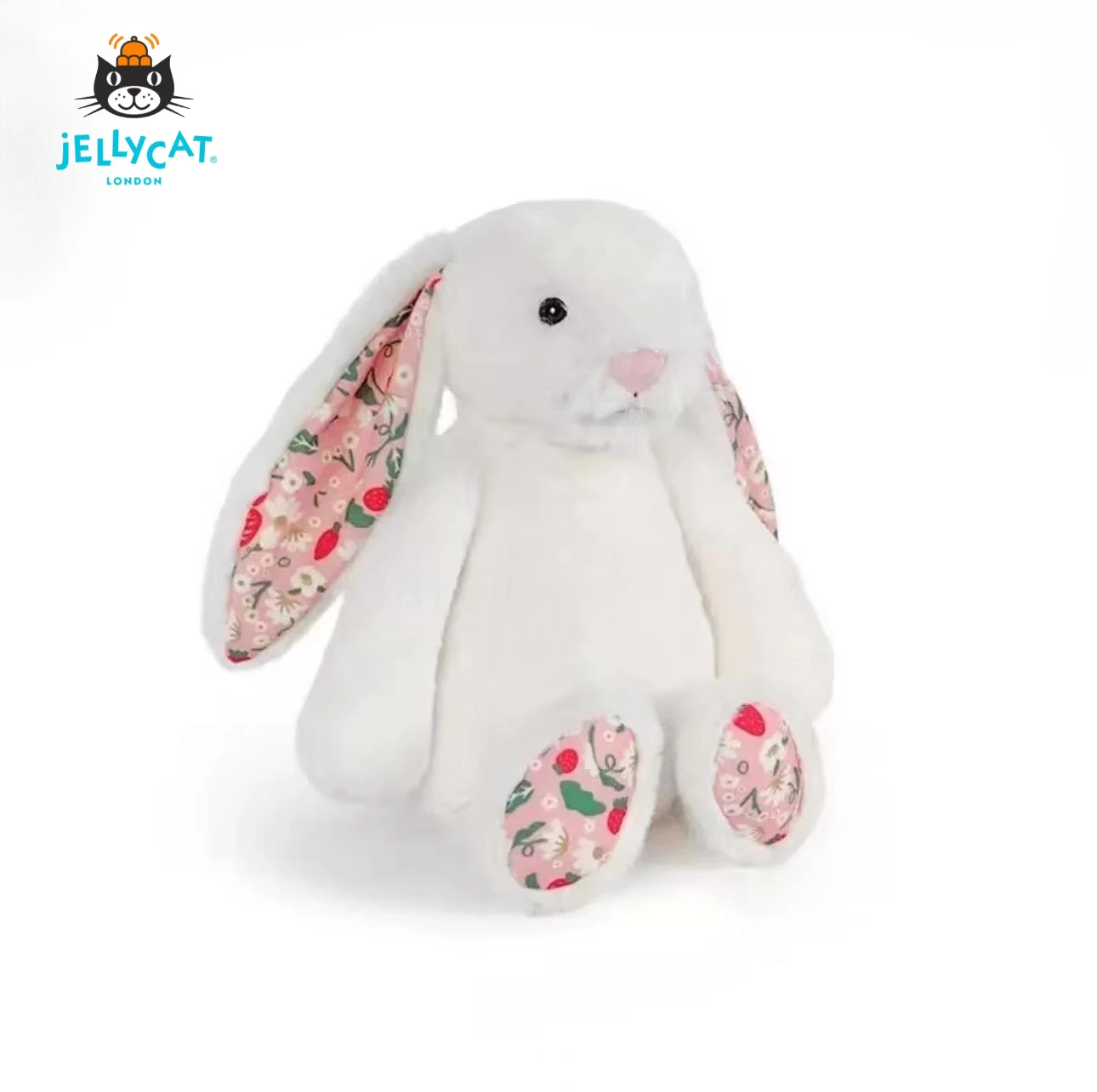 Best-seller  JC Cute Long Ears Rabbit Plush Toy Very Soft White Pink Bunny Doll Sleeping Plushies Home Decor Xmas Gifts Girl view 4