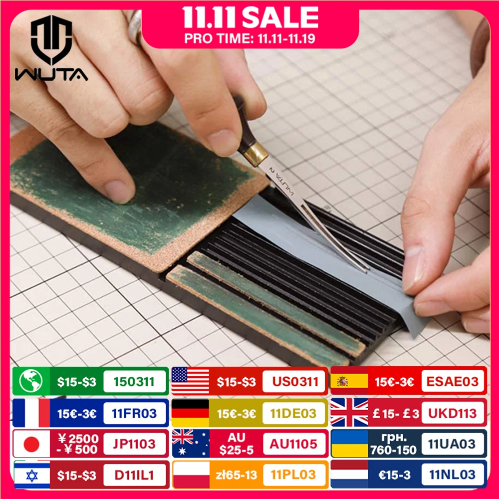 Leather Edge Beveler and Sharpener Tool