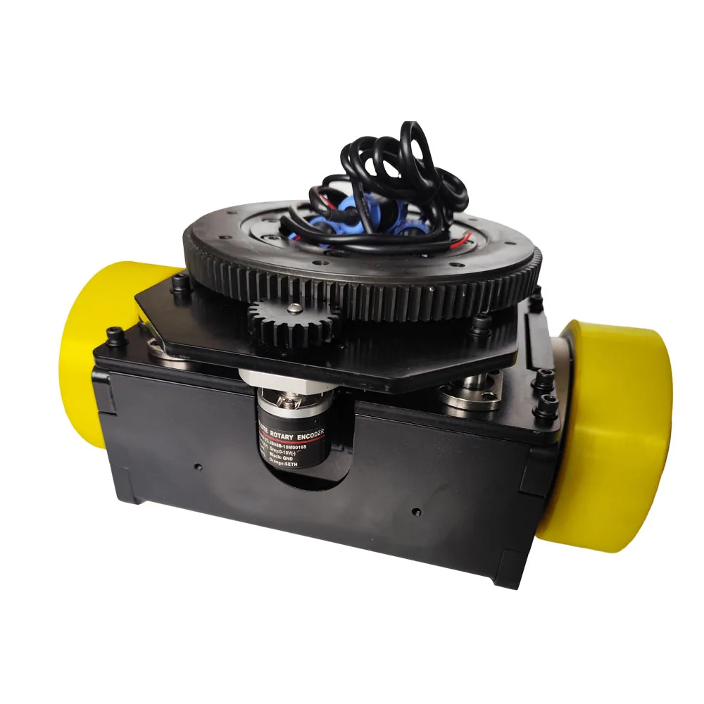 China Manufacture Agv Drive Wheel 750W 48v Differential Steering Wheel With Brake For Industrial Autonomous Mobile Robot