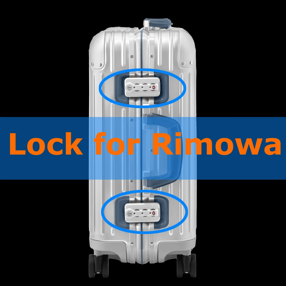 Serrure à combinaison TSA006 adaptée aux valises Rimowa, remplacement de serrure de valise Rimowa TSA006, réparation de bagages