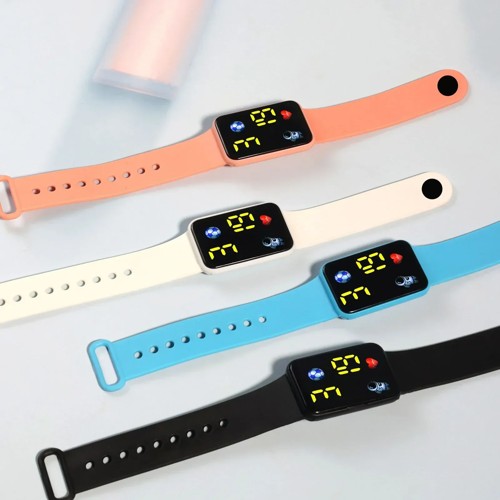 Reloj Digital para niños con reloj conectado, reloj de pulsera con control del ritmo cardíaco para niña y niño, novedad de 2024