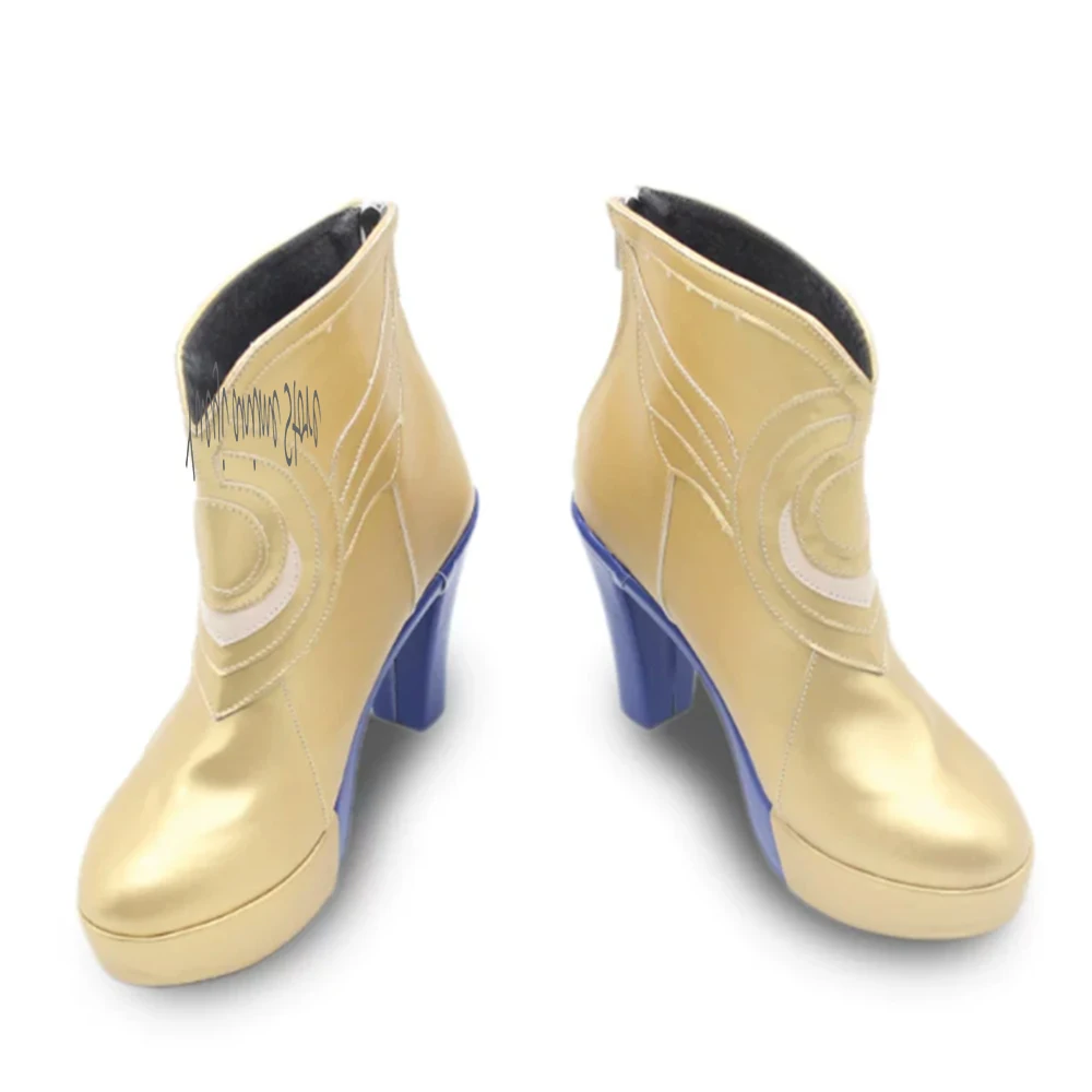 Game Cipher Cosplay Shoes PU Leather for Halloween Casual Party Props