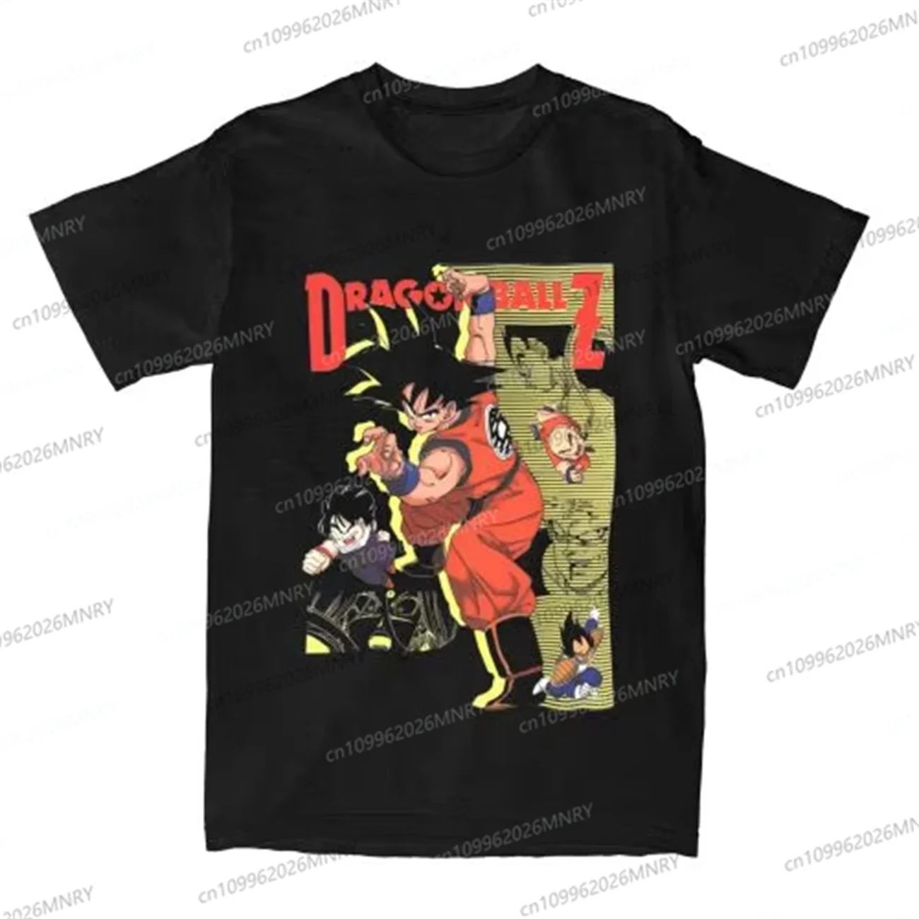 

Novelty Dragon Ball Black GokuT-shirt men Tshirt Top Crewneck 100% Cotton Short Sleeve Tops Women TShirts Clothes Kid Tshirt