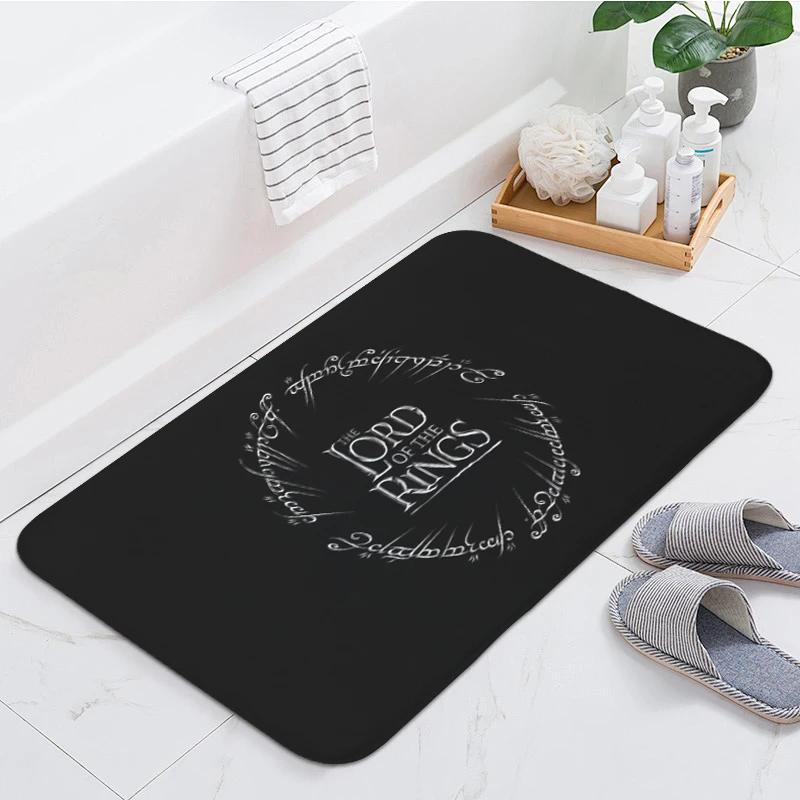 

Bathmat D-Lord of the D-Rings Outdoor Entrance Doormat Bedroom Rug Non Slip Entryway Hallway Foot Mat Living Room Floor Carpet