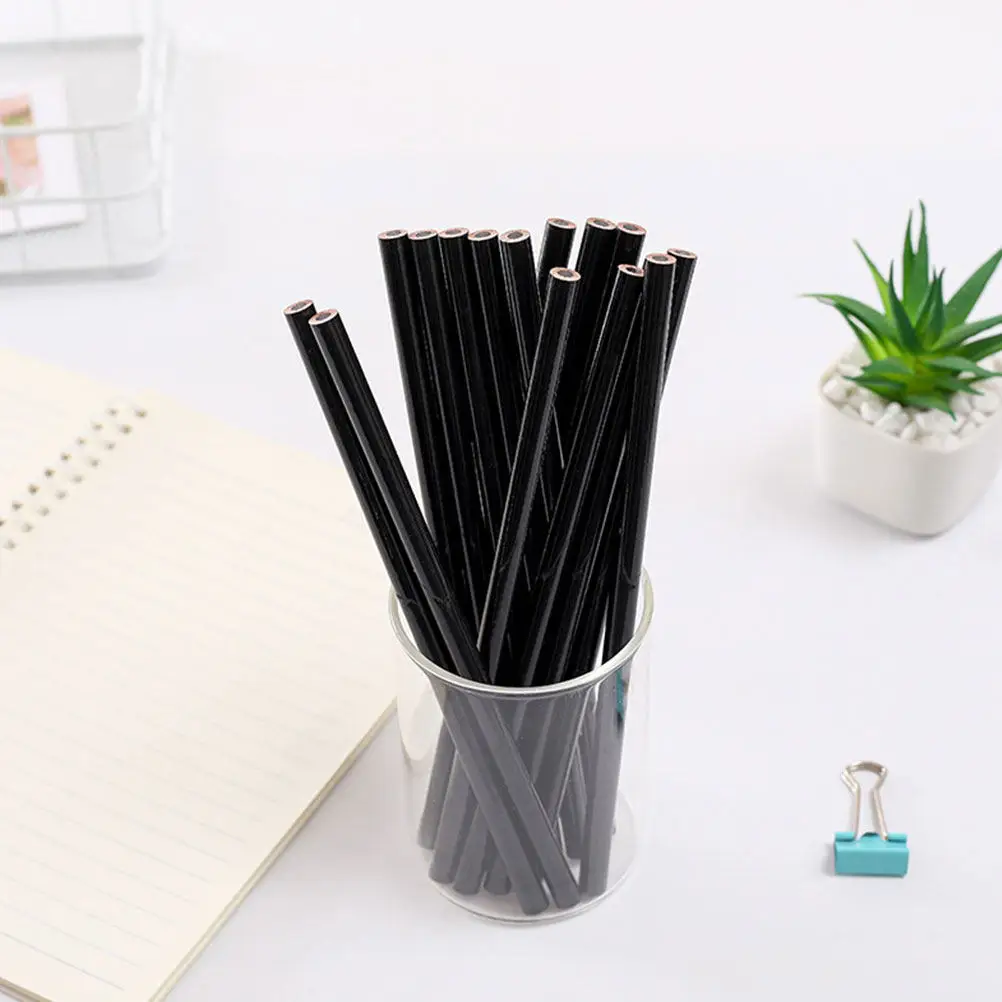 Black Drawing Pencils Set for Art, School, Writing & Sketching – 3PCS Professional Graphite Pencils