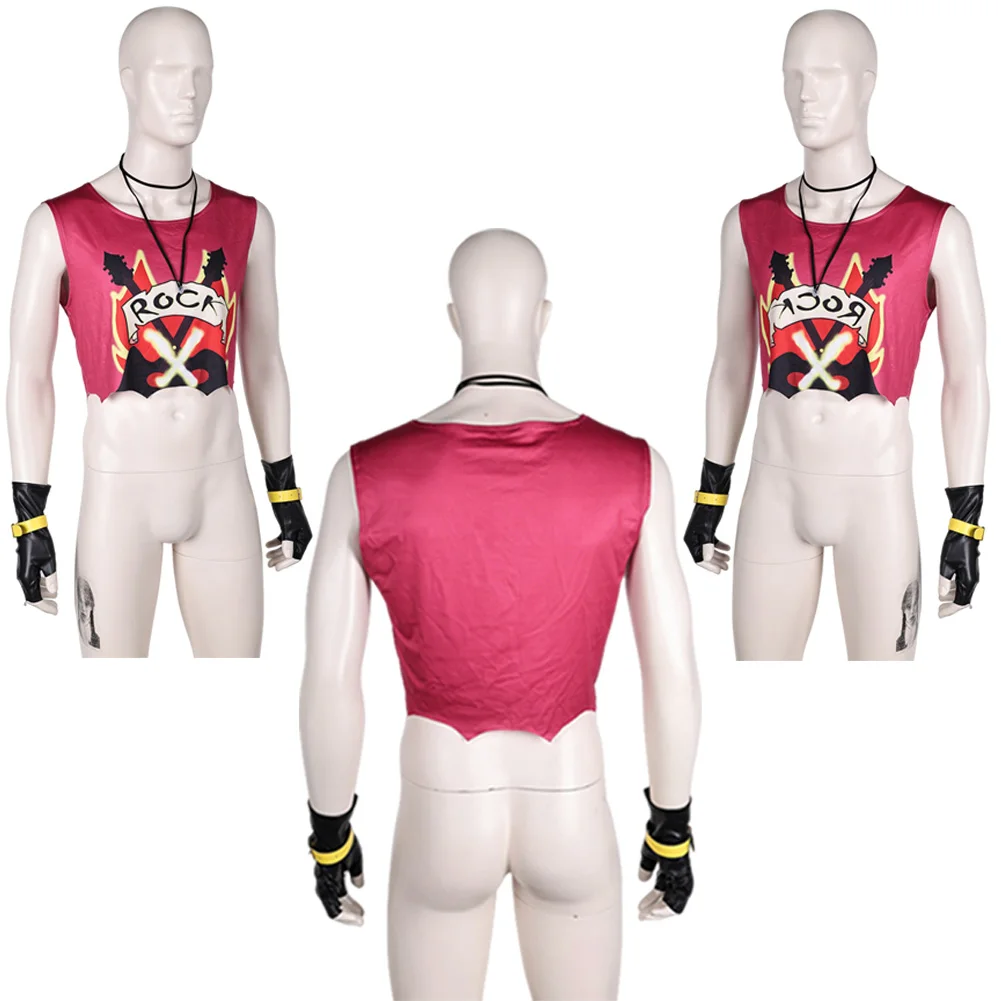 Gambit คอสเพลย์เครื่องแต่งกายภาพยนตร์ Super Villain X Roleplay ชุดชายสร้อยคอถุงมือสายรัดข้อมือชุดเด็กปาร์ตี้ฮาโลวีนชุด