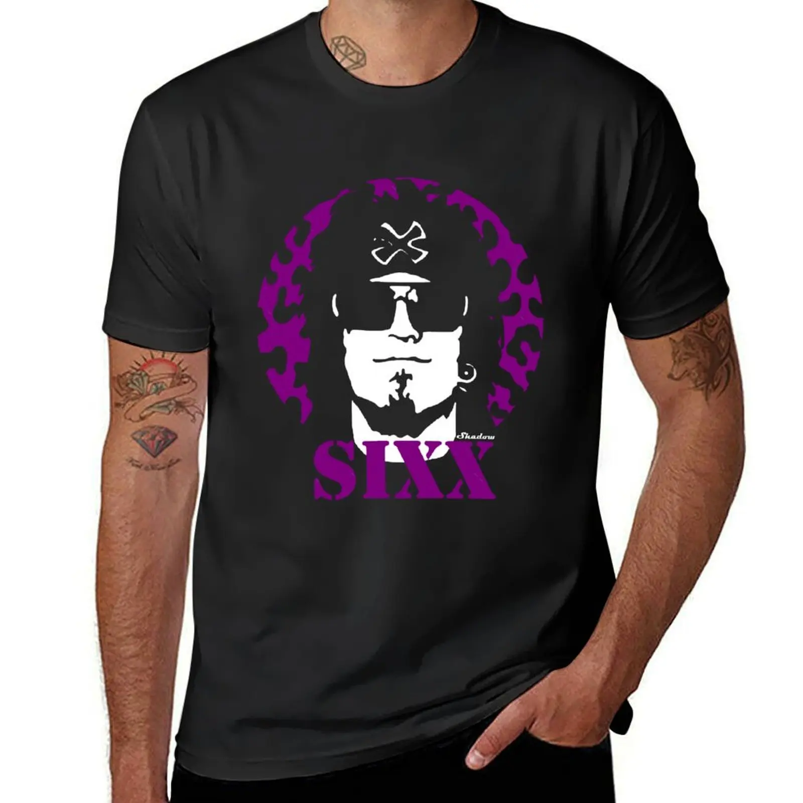 Nikki Sixx T-Shirt for a boy quick drying shirts graphic tees quick-drying T-shirts for men cotton