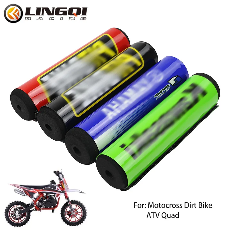 LINGQI RACING Motorcycle Bar Pad Handlebar Bar Pad Handlebar Anti-collision Cross Chest Protector Cotton For HOND   Parts