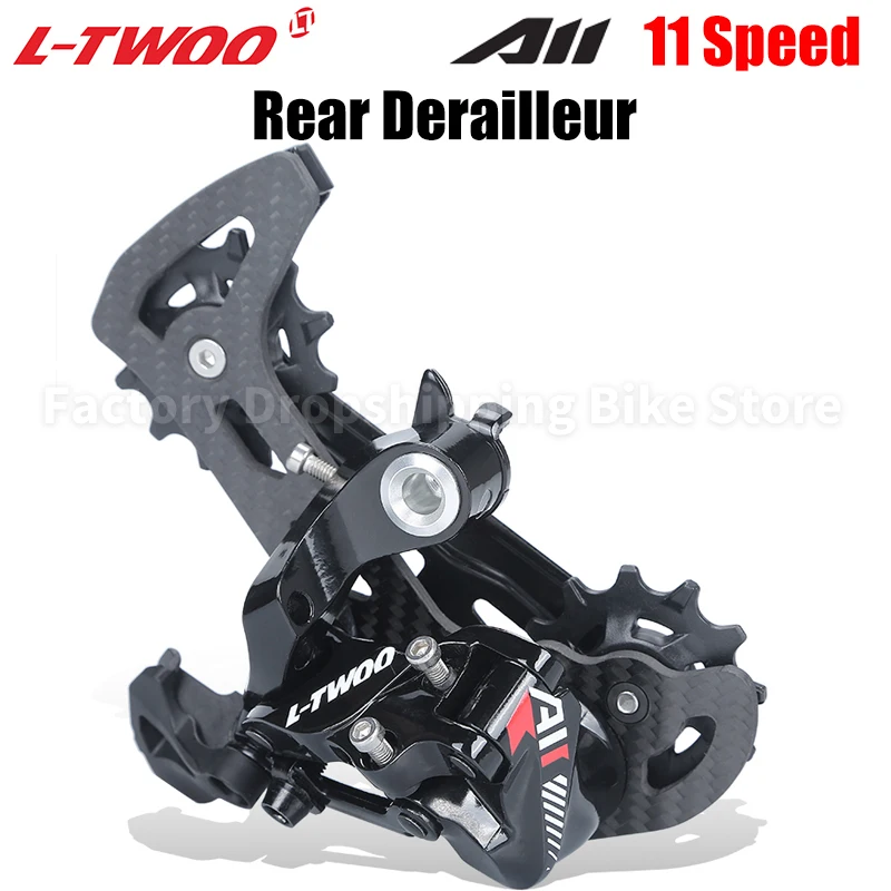 LTWOO AT11 1x11 Speed Bicycle Derailleur Groupset 11S Shift Lever Carbon Cage Rear Derailleur Compatible 46T 50T 52T Cassette