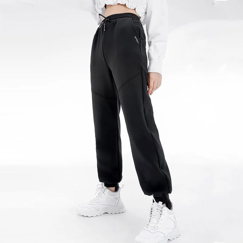 Youpin supield inverno frio resistente velo quente calças casuais masculino calças de cordão térmico esportes feminino outwear sweatpants