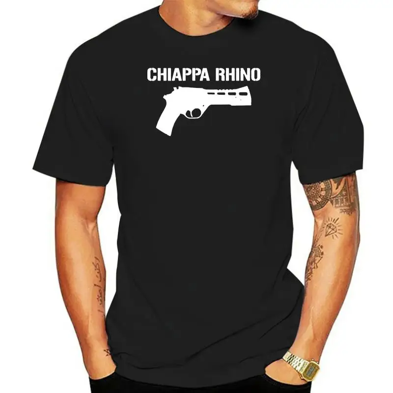 Chiappa Rhino Revolver Military Distressed T Shirt Custom Print Tee Shirt