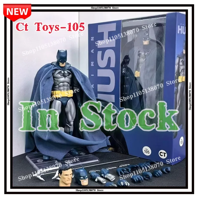 

В наличии: Фигурка CT Toys Бэтмен Hush (синяя версия) Mafex 105, Бэтмен (черная версия), DC, аниме-фигурка, модель, статуэтка, подарок, игрушка