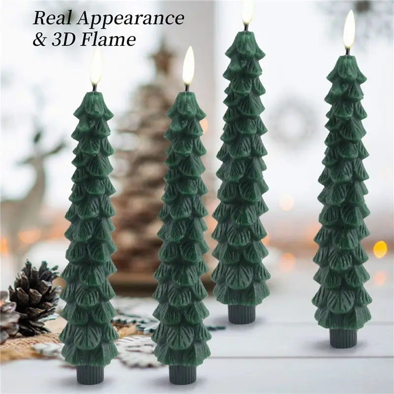 AS94-8X محاكاة شمعة مصباح البارافين الديكور مع مصباح النمذجة جو التحكم عن بعد #4