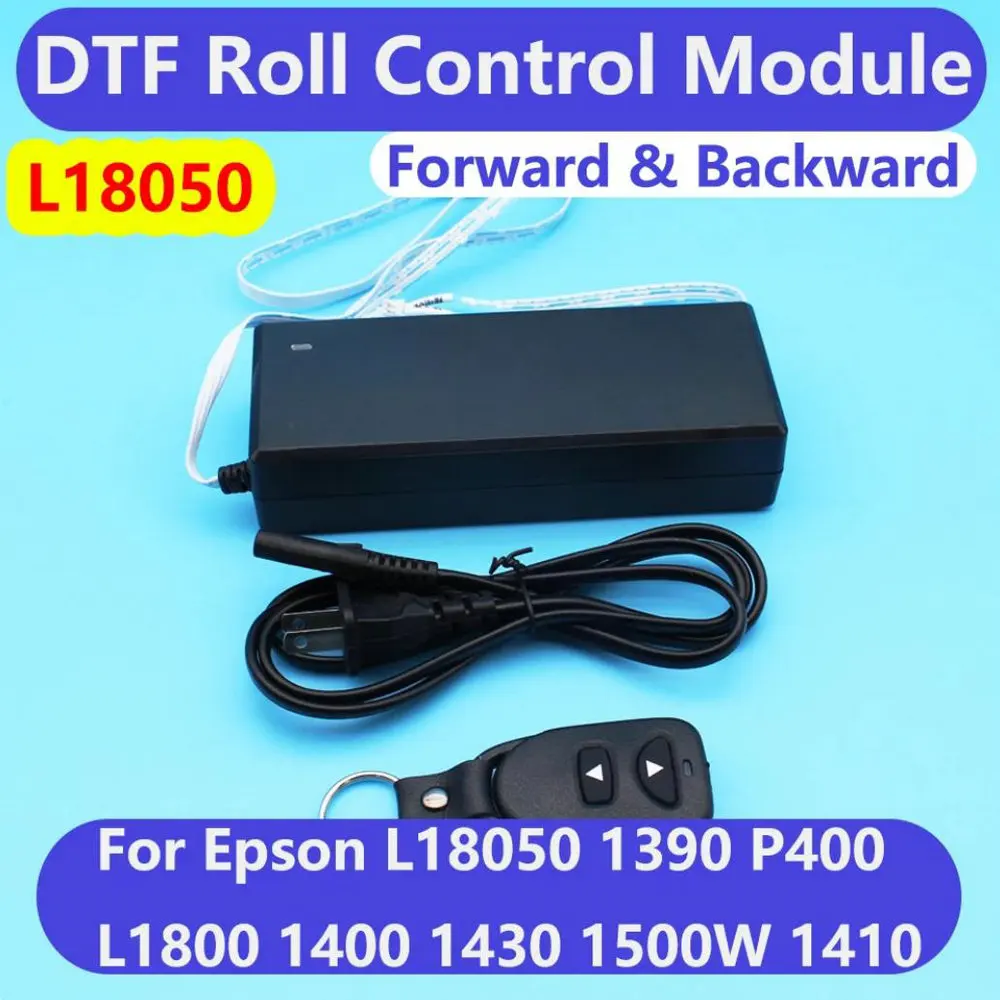 Imagem -04 - Módulo de Controle de Filme de Rolo Dtf para Epson L18050 L1800 1390 1400 1410 1430 R1800 R2880 P400 Controlador de Rolo Alimentação para Frente para trás