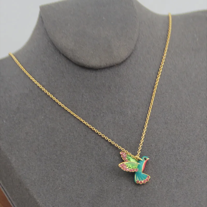 KS Europe and the United States Fashion Trend Sweet and Fresh Stars with Models Versatile Simple Turquoise Collarbone Necklace