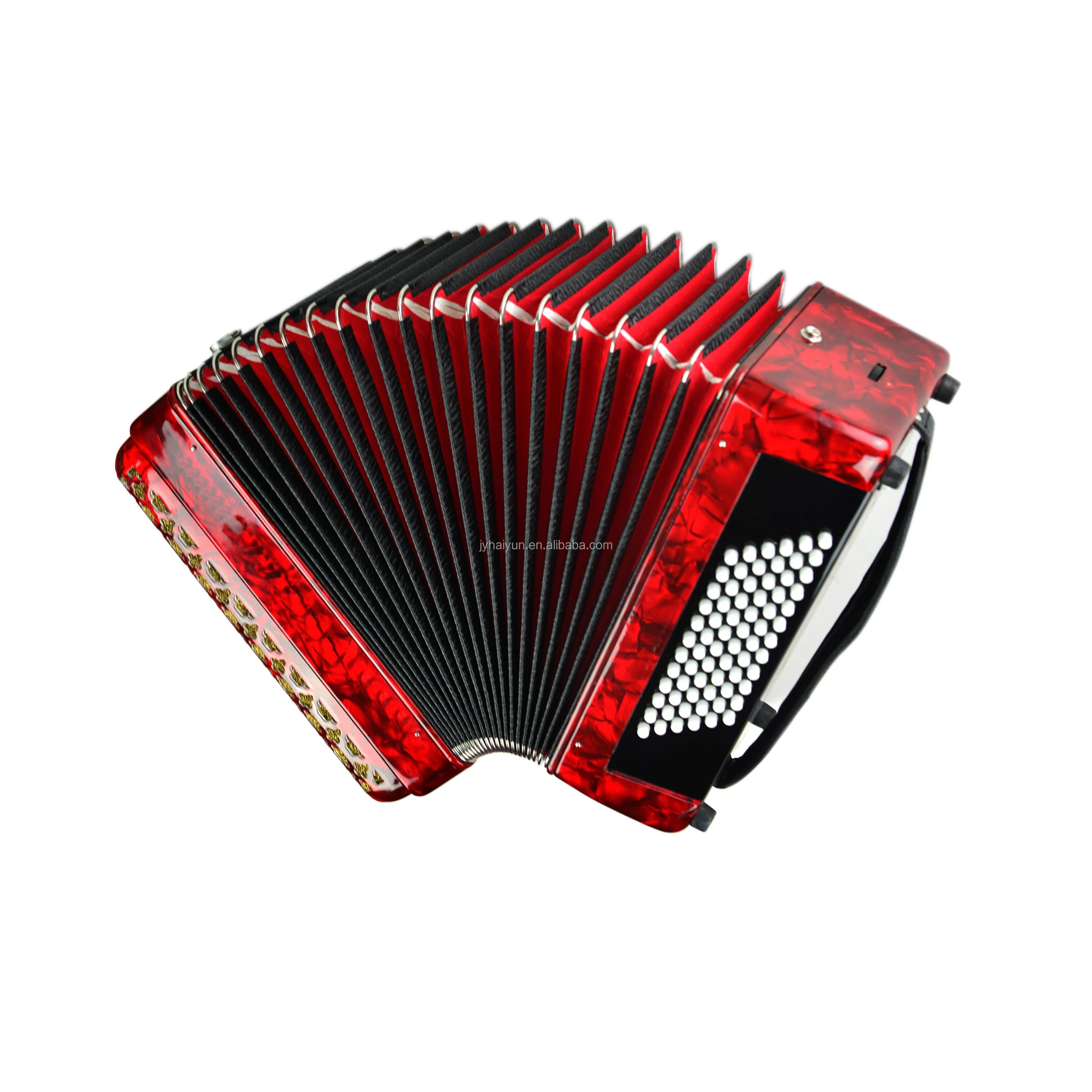 SEASOUND OEM Professional 34 Buttons 72 Bass 3 Registers Button Accordion Instrument Acordeon JB3472