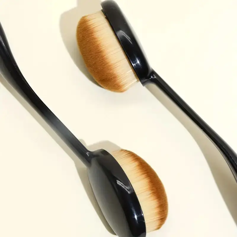 Oval Foundation Brush Large Toothbrush Makeup Brushes Fast Flawless Application Liquid Cream Powder Foundation Sunscreen