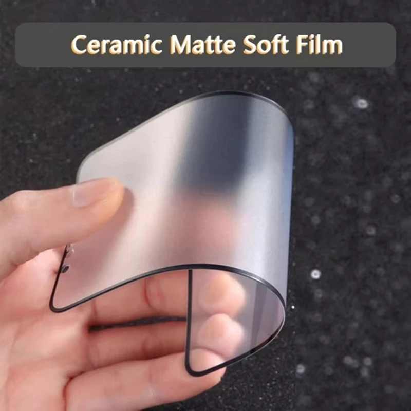 1-5PCS Matte Ceramic Screen Protector For iPhone 17 Pro Max Air 13 11 16 15 14 12 Mini XR Xs X 7 8 Plus SE Soft Protective Film view 3